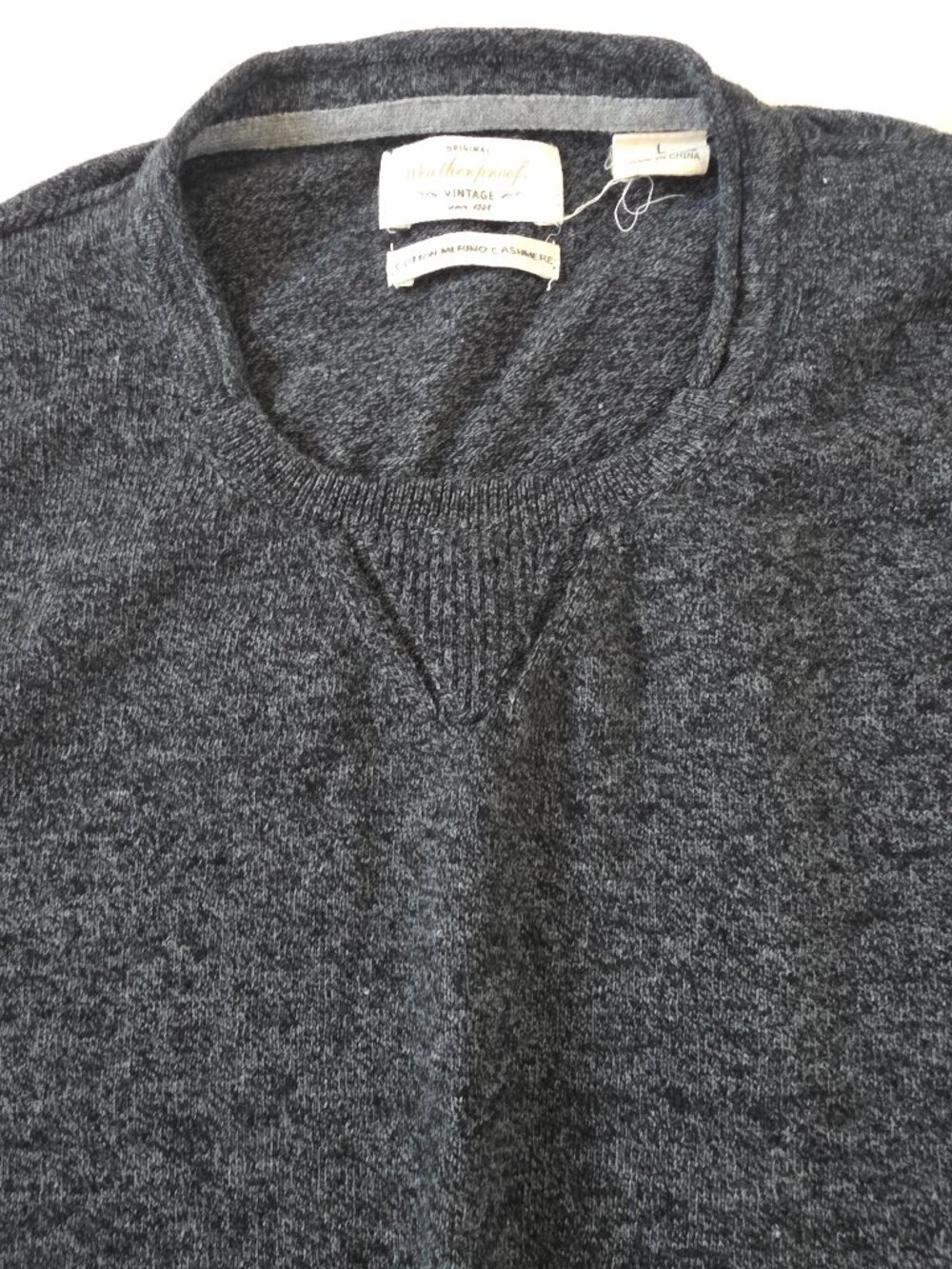 Men's Dark Heather Gray Sweater